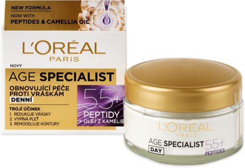 L'Or�al Paris Age Specialist 55+ denn� kr�m proti vr�sk�m 50 ml L'Or�al Paris Age Specialist 55+ denn� kr�m proti vr�sk�m 50 ml